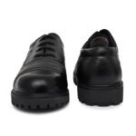 Black Leather Safety Shoes – Durable & Protective by Pillaa