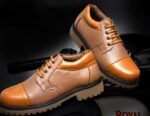 Men's Leather Casual Lace-Up Shoes