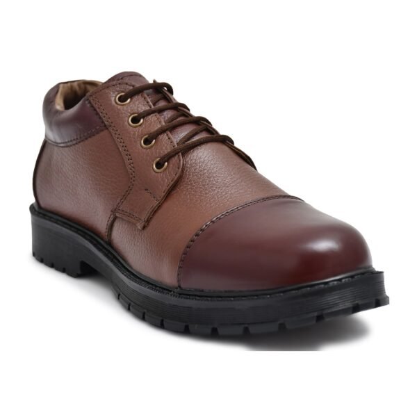 Leather Shoes for Men – Casual Lace-Up Leather Footwear for Everyday Style | Pillaa