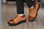Men's Leather Casual Lace-Up Shoes