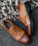 Men's Leather Casual Lace-Up Shoes
