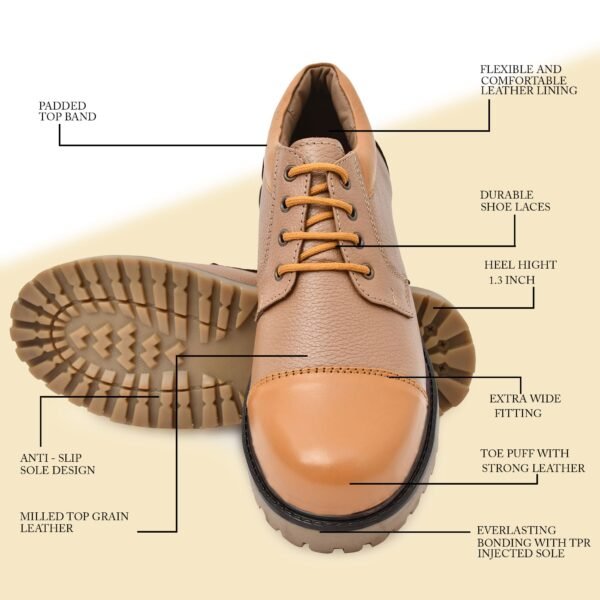 Men's Leather Casual Lace-Up Shoes