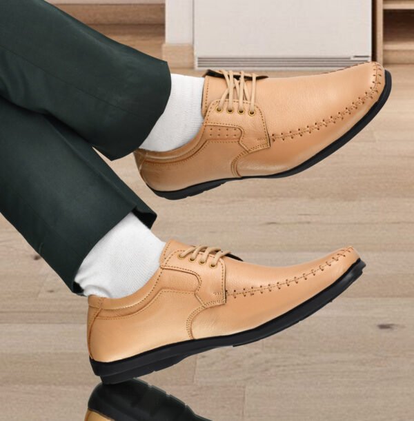 Men's Leather Derby Formal Lace-Up Shoes