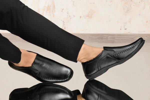 Men’s Formal Leather Moccasin Slip-On Shoes