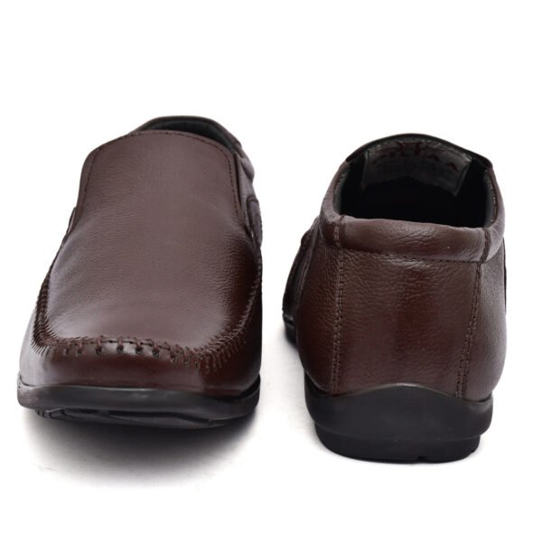 Men’s Formal Leather Moccasin Slip-On Shoes