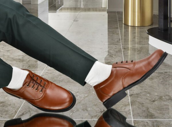 Men's Leather Oxford Formal Lace-Up Shoes