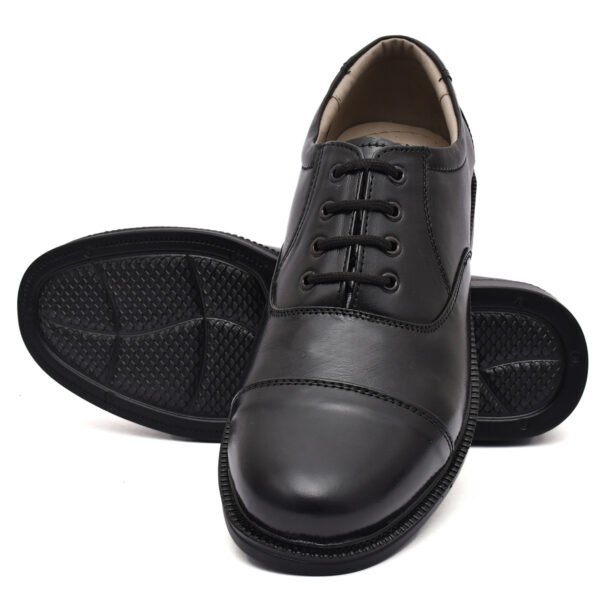 Black Formal Shoes for Men – Premium Leather Lace-Up Office Footwear | Pillaa