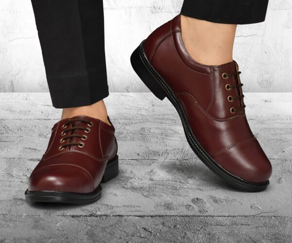 Formal Leather Lace-Up Shoes for Men