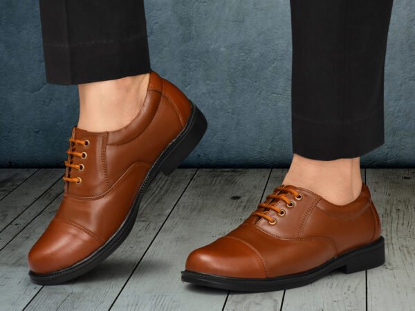 Formal Leather Lace-Up Shoes for Men