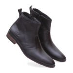 Chelsea Black Boots for Men – Sleek, Stylish & Durable | Pillaa | FABY063