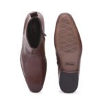 Pillaa Brown Chelsea Boots for Men | Genuine Leather | Pillaa | FABY063