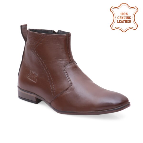 Pillaa Brown Chelsea Boots for Men | Genuine Leather | Pillaa | FABY063