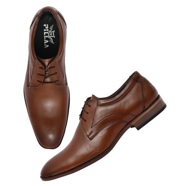 Formal Leather Shoes for Men – Classic Lace-Up Office & Event Footwear | Pillaa