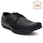Black Formal Leather Shoes for Men – Derby Lace-Ups
