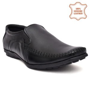 Men’s Formal Leather Moccasin Slip-On Shoes