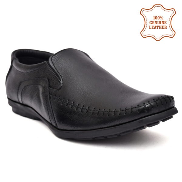 Men’s Formal Leather Moccasin Slip-On Shoes