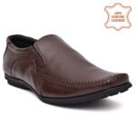 Men’s Formal Leather Moccasin Slip-On Shoes