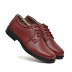 Men's Leather Formal Derby Lace-Up Shoes