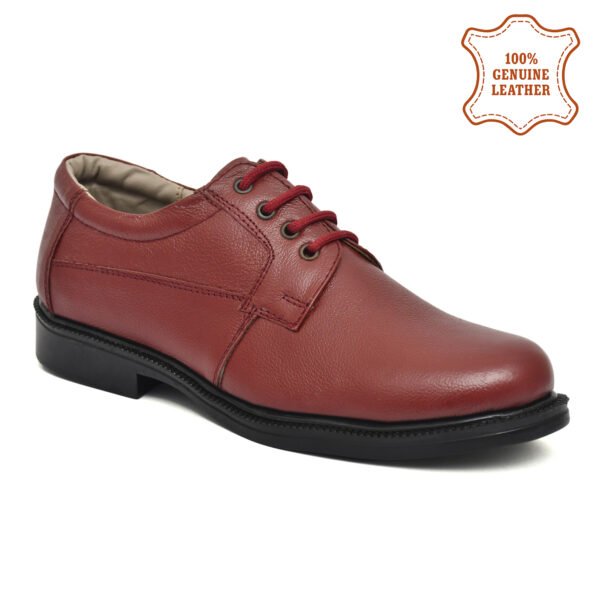 Men's Leather Formal Derby Lace-Up Shoes