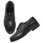 Black Formal Shoes – Men's Leather Derby Lace-Up Shoes for Office & Events | Pillaa