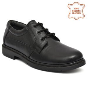 Black Formal Shoes – Men's Leather Derby Lace-Up Shoes for Office & Events | Pillaa