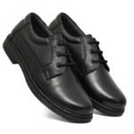 Black Formal Shoes – Men's Leather Derby Lace-Up Shoes for Office & Events | Pillaa
