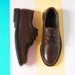 Formal Men Brown Shoes – Leather Derby Lace-Up Footwear for Office & Events | Pillaa