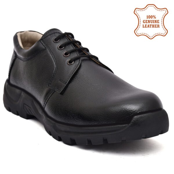 Genuine Leather Steel Toe Safety Shoes for Men – Durable & Comfortable Workwear