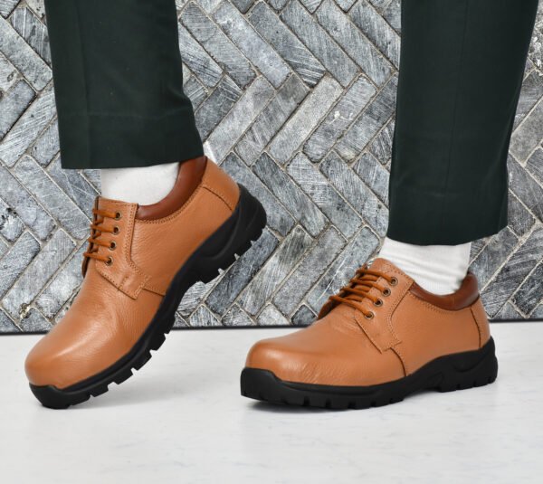 Men's Genuine Leather Steel Toe Formal Safety Shoes