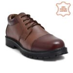 Leather Shoes for Men – Casual Lace-Up Leather Footwear for Everyday Style | Pillaa