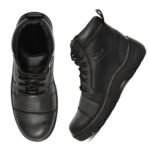 Men's High Ankle Steel Toe Work Boots – Durable Safety Footwear