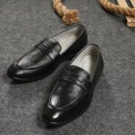 Men’s Black Loafers – Classic Slip-On Shoes for Everyday Style | Pillaa