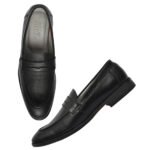 Men’s Black Loafers – Classic Slip-On Shoes for Everyday Style | Pillaa