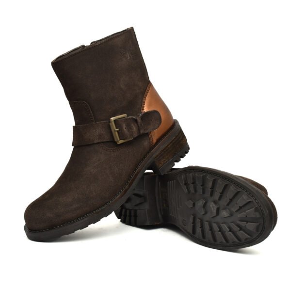 Best Women's Suede Buckle Moto Ankle Boots 2026 - Stylish 2-Inch Zipper Heel Booties