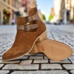 Women's High Heel Suede Ankle Boots