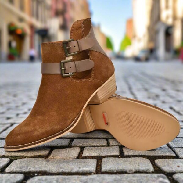 Women's High Heel Suede Ankle Boots