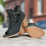 Women's Suede High Heel Ankle Boots