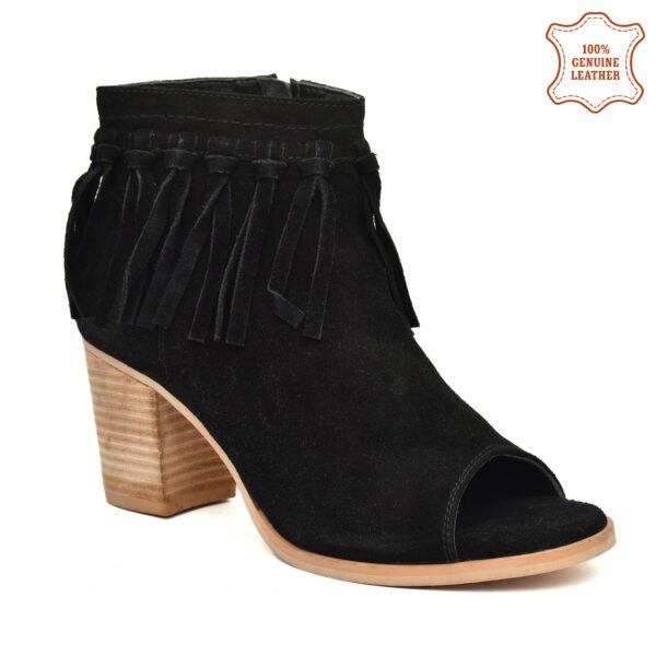 Women's High Ankle Suede Leather Party Boots