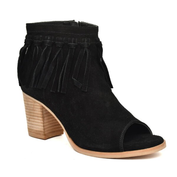 Women's High Ankle Suede Leather Party Boots