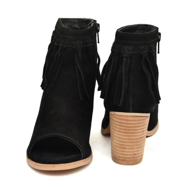 Women's High Ankle Suede Leather Party Boots