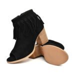 Women's High Ankle Suede Leather Party Boots