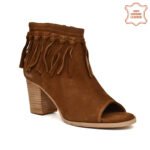 Women's High Ankle Suede Leather Party Boots