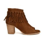 Women's High Ankle Suede Leather Party Boots
