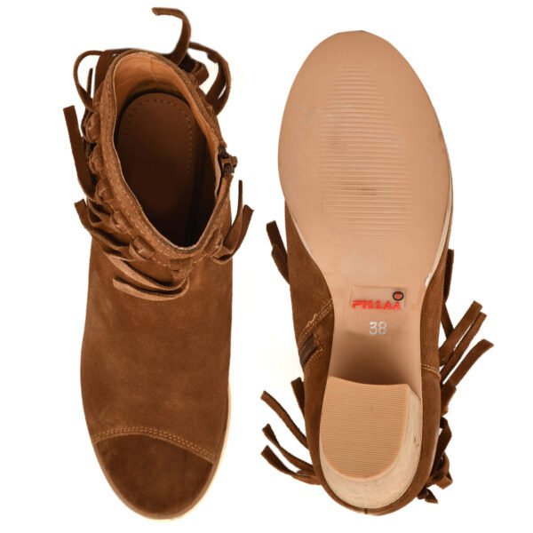 Women's High Ankle Suede Leather Party Boots