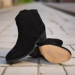 Women's Suede Leather Chelsea Boots